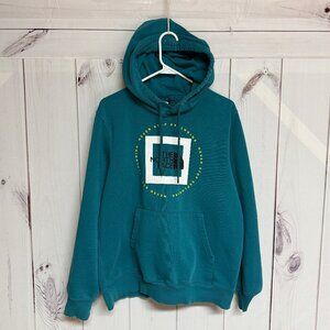 The North Face Men’s Graphic Hoodie M Teal “Never Stop Exploring”